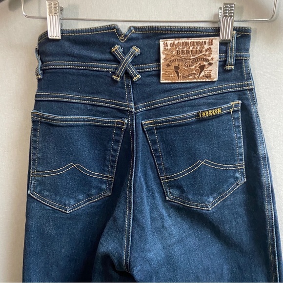 Berlin high waisted denim jeans Sz XS 24” - Picture 5 of 11